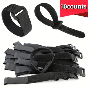 Reusable Cable Tie Wraps, Durable Wire Organizer for Home Office Workshop, Essential Cord Management Solution
