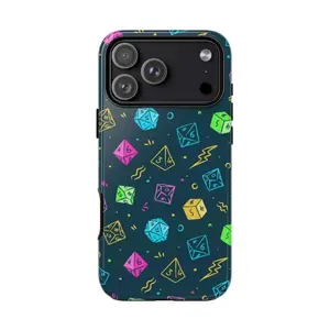 Nerdy Dice Phone Case, Fantasy Phone Case, ttrpg Accessories, Nerdy Gifts,phone Case Suitable for Iphone 11/12/13/14/15/16/17 Pro Promax Plus Air and Samsung S22/S23/S24/S25 Plus Ultra Fe
