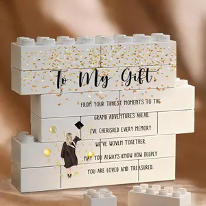 "to My Gift" Graduation Quote Decor, Graduate Silhouette Confetti Desktop Ornament, Sentimental Gift for Graduates, Home Office Desk Decor, Graduation Decoration, Unique Design