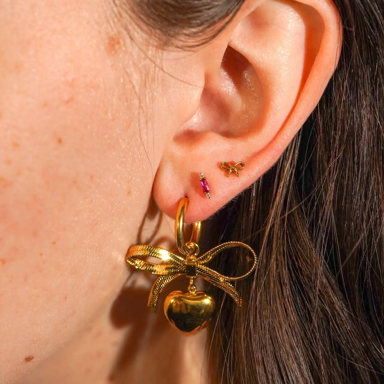 Cords Club Distant Lover Flat Back Stud - Single Earring