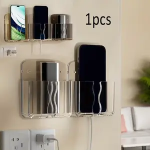 Transparent Wall-Mounted Stand, Bedroom Storage Box Organizer, Multi-Functional Practical Rack, Convenient Home Organization Solution