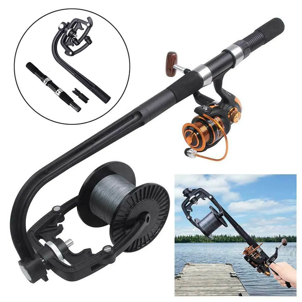 Fishing Line Winder Spooler Machine, 1 Count Spooling Station System for Spinning Reel, Baitcasting Reel, Spincasting Reel and Trolling Reel Spool, Fishing Accessories, Fishing Gear, Outdoor Sport【Only Spooler Machine】