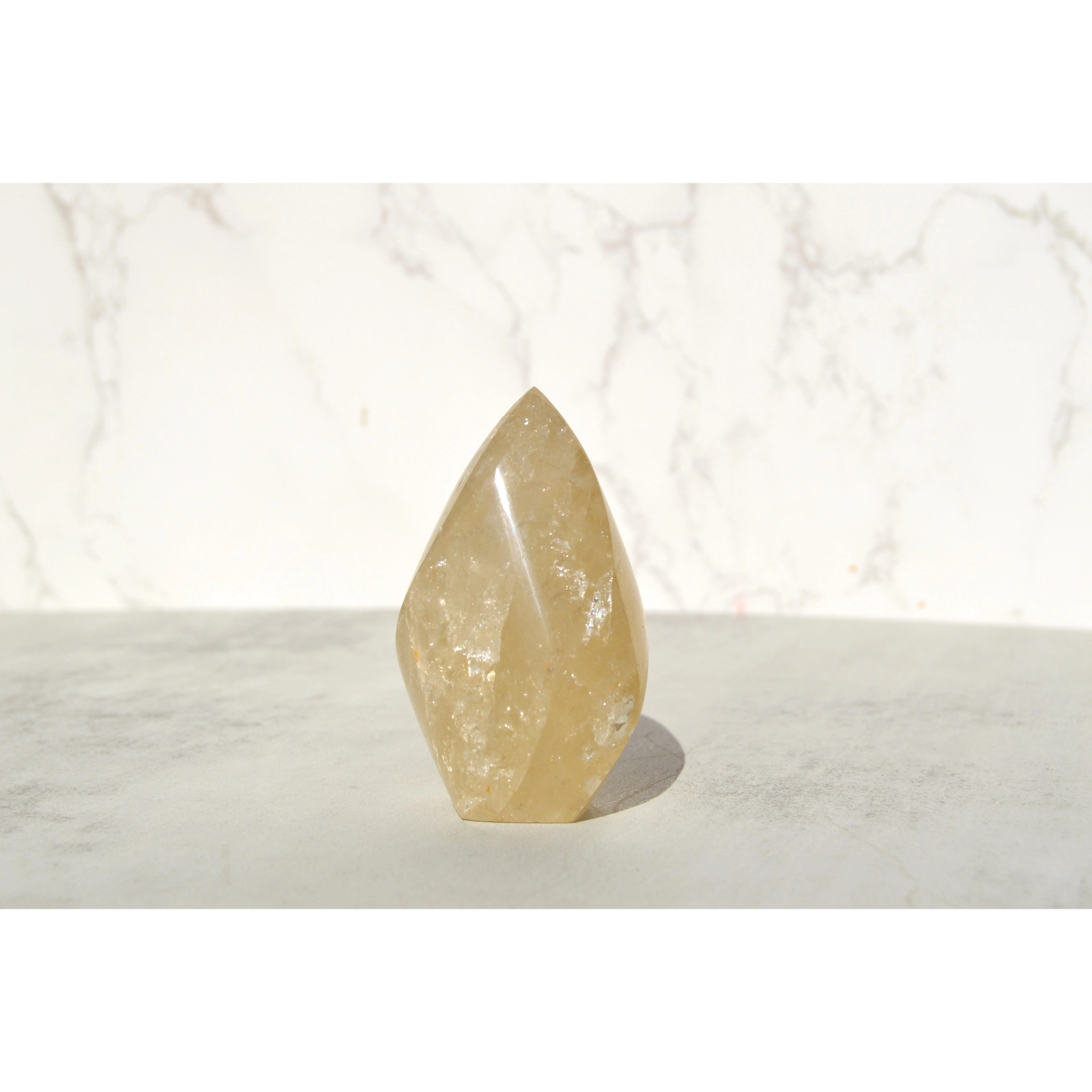 Rainbow Luster Citrine Flame #04