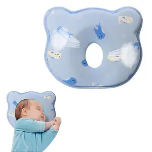 2026 Memory Foam Portable Donut Soft Pillow, Cozy Blue, for Newborns & Maternity Use, Prevents Flat Head Shapes, Supports Sleep Comfort, Newborn