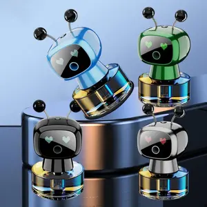 car freshener scent Smart Car Air Freshener Aromatherapy 3 Modes Adjustable Long-Lasting Fragrance Robot-Shaped Design Essential Oil Diffuser cool accesories document  holder carbon  fiber travel tray wireless  aromatherapy neutralizes odor Chauffeur key