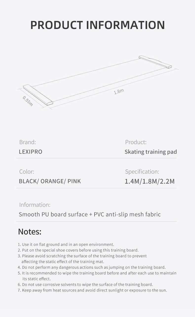 LEXI Home Sliding Mat Full Body Training Silent PU Glide Surface V Shape Ski & Side Slide Workouts Includes Shoe Covers No Gym Needed Core & Leg Training