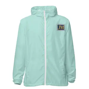 Unisex lightweight zip up windbreaker