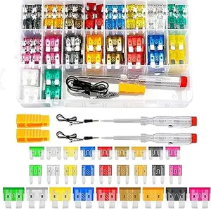 306PCS Car Fuses Assortment Kit, Mixed Vehicle Blade Standard & Mini & Low Profile Mini Fuse (2A 5A 7.5A 10A 15A 20A 25A 30A 35A),Replacement Accessories for RV, Truck, Auto (306PCS)