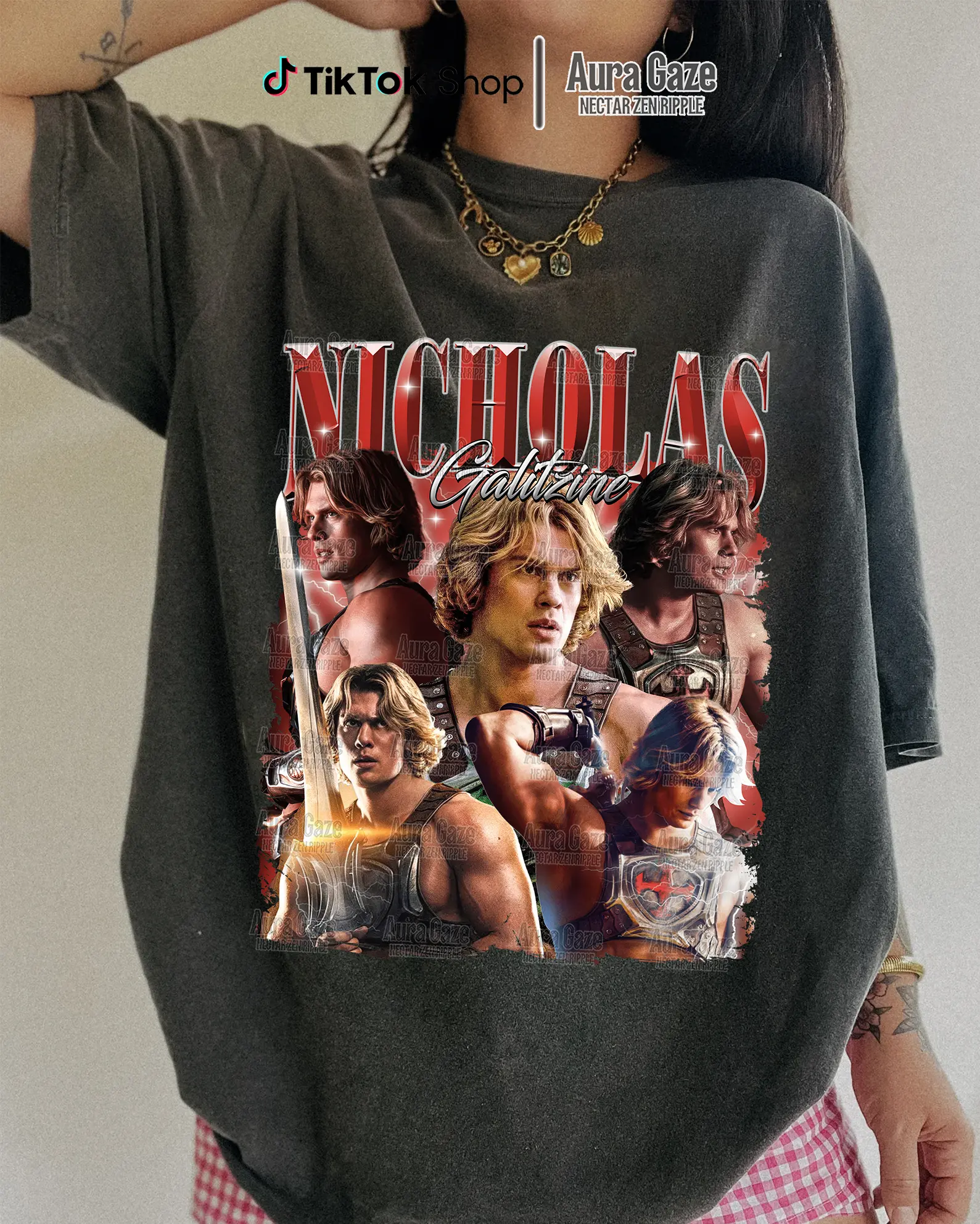 Nicholas Galitzine Unisex Tee - He-Man Unisex Shirt For Fan, Nicholas Galitzine Retro Shirt, He-Man Tee, Master Of The Universe Movie Merch