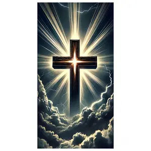 Cross & Lightning Pattern Car Door Pillar Sticker, Self-adhesive Waterproof Anti-scratch Car Sticker, Car Decoration Sticker for Car, Wall, Window Glass, Sticker For Cars