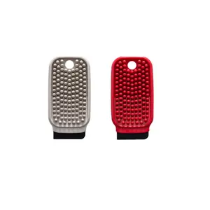 Multi-Use Silicone Produce Brush, Dual-Sided Vegetable Cleaning Brush for Kitchen