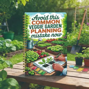 1-pack | Vegetable Gardening Theme Spiral Notebook - 5.5x8.3 inches A5 Thick Gardening Diary Notebook, Gardener's Journal, Vegetable Planting Record Book, Rural Style Student Diary Book