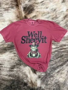 Well Sheeyit Cowboy Frog Graphic Tee