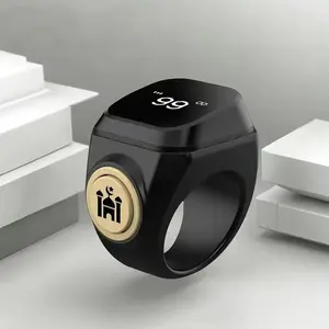 2026 New Muslim Islamic Smart Prayer Ring, One-Button Counting, Waterproof Design, Syncs with APP for Precise Reminders