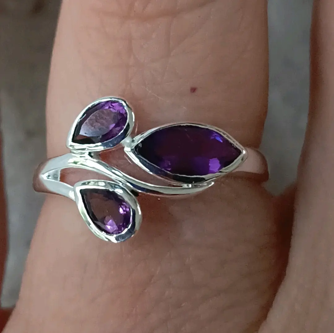 Sterling Silver Amethyst Ring