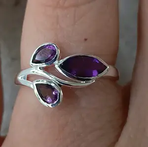 Sterling Silver Amethyst Ring