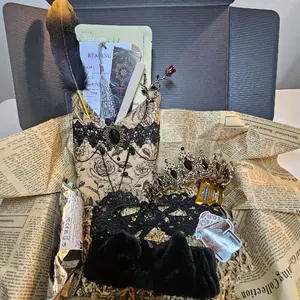 Exclusive Haunted Hearts Blind Date with a Book including many lavish items and  Bookish Goodies-Choose your favorite Genre and get a Brand New Highly Rated Book! Romance book lover