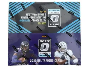 25 Panini Optic Football Jumbo Box - Look for Ultra Rare inserts including Downtown, Downtown Duos, Uptown, Hash Marks and More!!