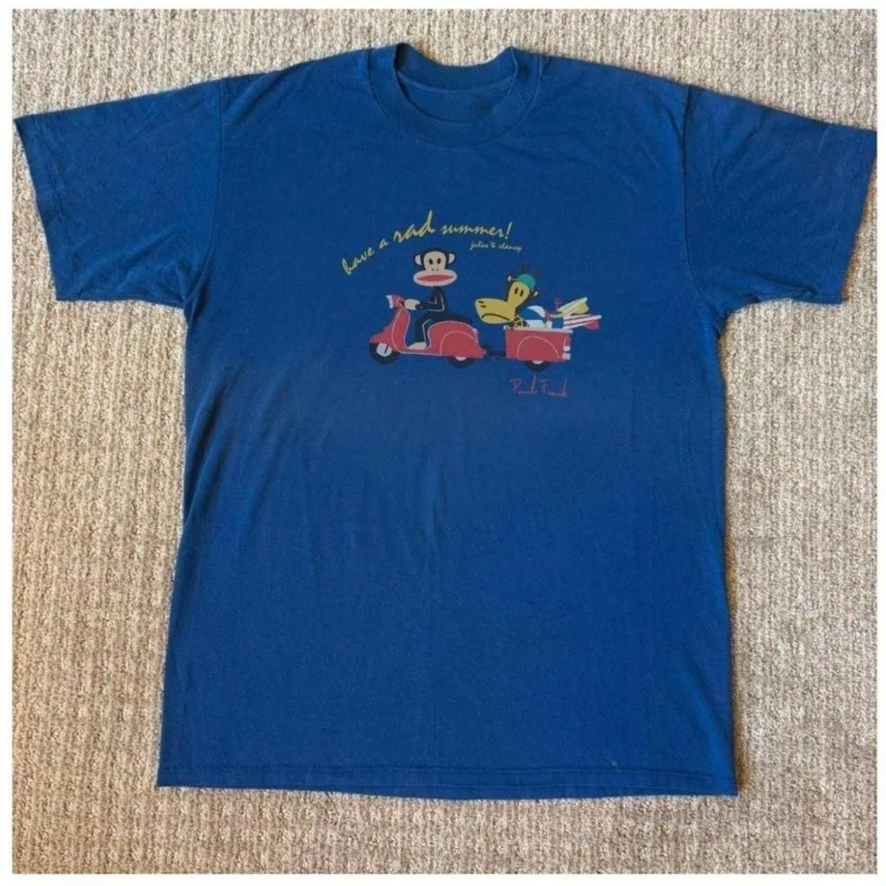 Paul Frank  Blue Baby Tee Y2k Clothing,Vintage, Streetwear