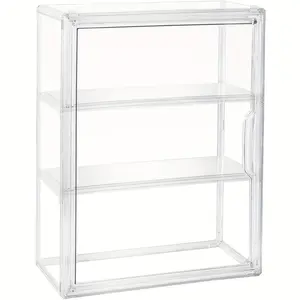 Large wall-mounted display cabinets, space-saving cubic display boxes, suitable for collectibles, miniature models, display boxes, display shelves, Acrylic shelf, modern design storage and organization cabinets