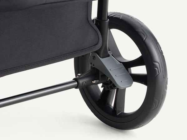 HARPPA Foldable 4 Seater Stroller Wagon, Mosquito Net & Canopy UPF50+, Stroller for Baby Toddler with Storage Bag, All-Terrain Wheels, Adjustable Handle & Cup Holder, Snack Tray