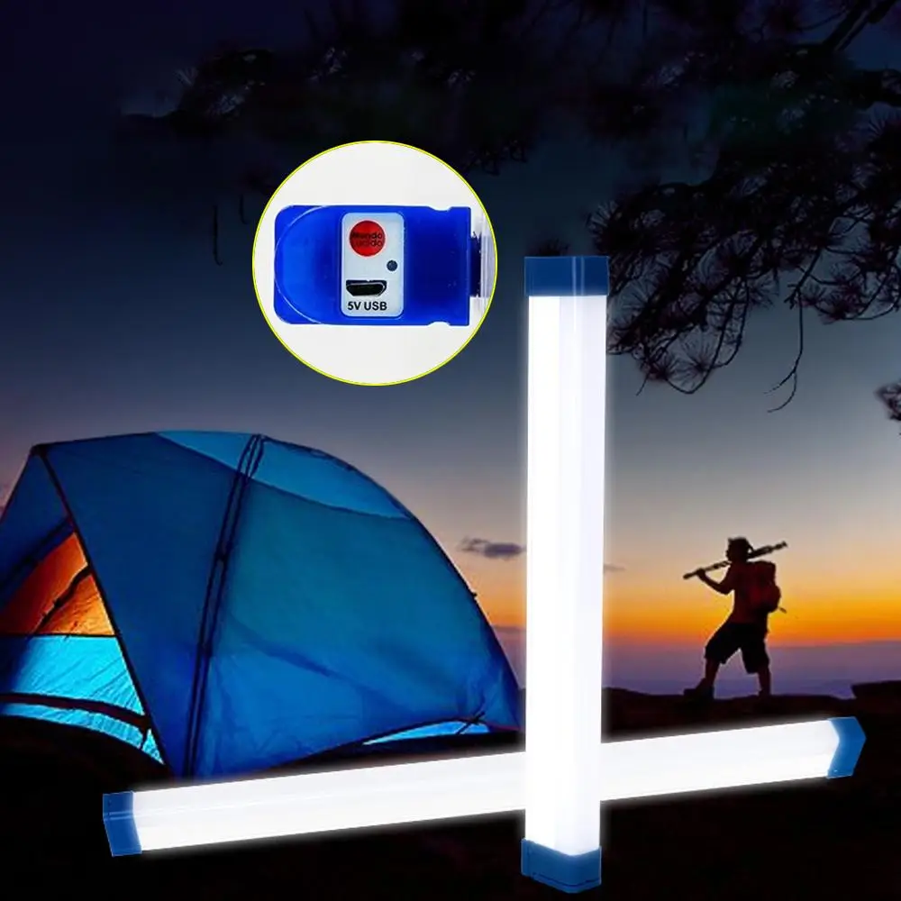 LED Emergency Light, USB Rechargeable Outdoor Camping Light, Magnetic Portable Light with Hidden Hook For Home Work Ourdoor
