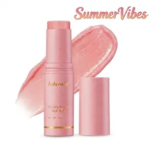 NEW Wrinkle Bounce Multi Balm Stick – Hydrolyzed Collagen & Salmon Collagen Multi-Use Balm, Hydrating & Anti-Aging Radiance Booster for Face, Lips & Neck, Infused with Jeju Fermented Oil, Skin Repair, Moisturizing & Nourishing,SummerVibes