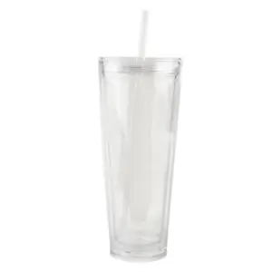 Single 24oz custom tumbler with wrap