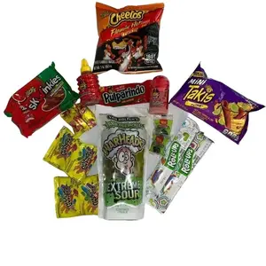 Sour Pickle kit with hot Cheetos, Takis, sweet and spicy candy - Perfect snack