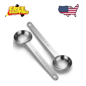 2PCS Coffee Scoop Spoons, 15ML (1 Tablespoon)