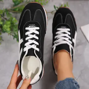 Women's Fashion Athletic Sneakers Color Block Comfortable Trainers Indoor Outdoor Springfresh