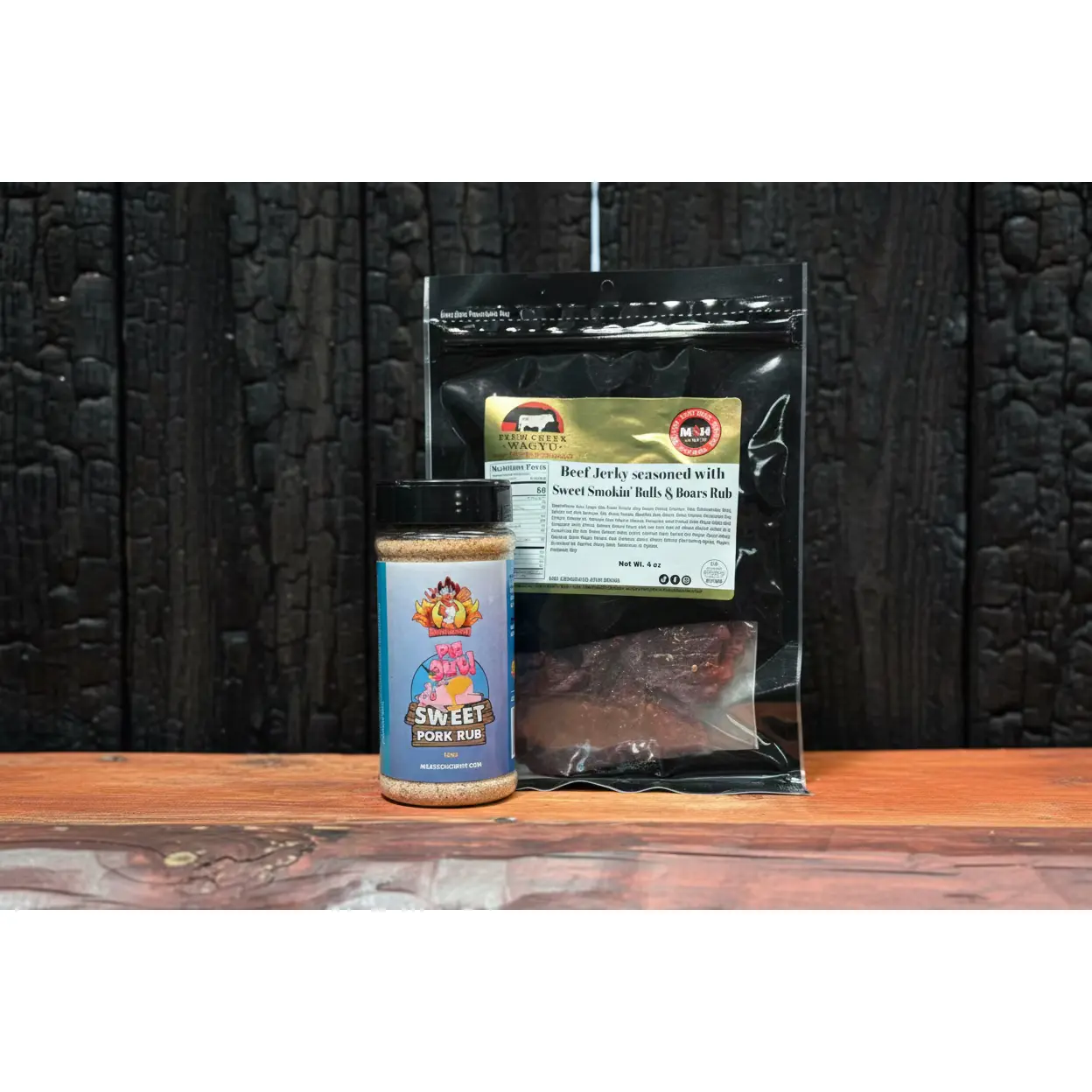 WAGYU Sweet Smoking Bulls and Boars Beef Jerky