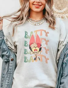Batty Womenswear T-shirt or Zip-up Hoodie