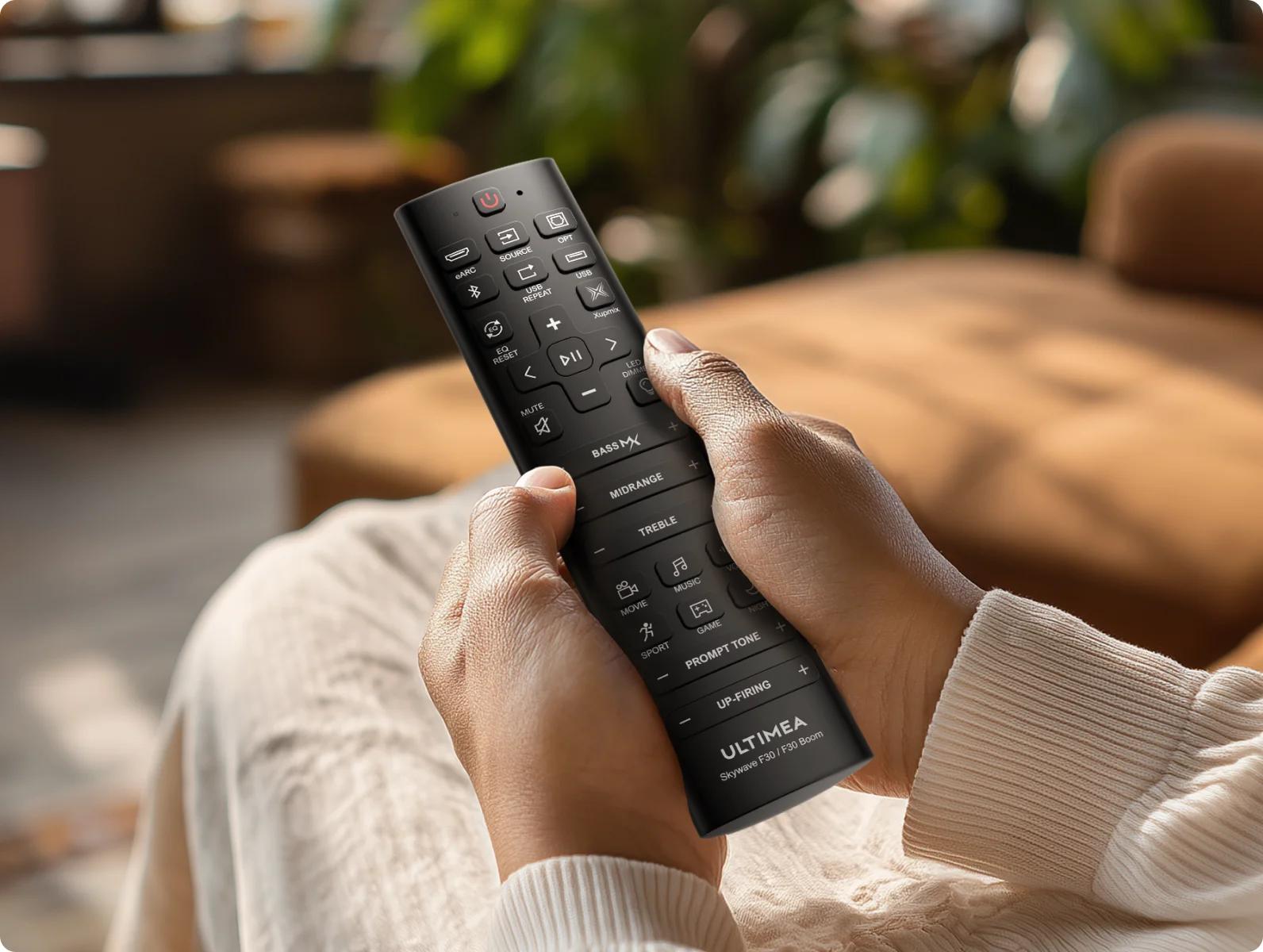 ULTIMEA Skywave F30 3.1.2ch Soundbar with Dolby Atmos with Subwoofer 6 Speakers Home Theater System Smart Dialogue Enhancement & Bluetooth 5.4 for Immersive Entertainment Smart App Control- Audio