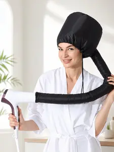 Hair Dryer Attachment, Hair Dryer Diffuser, Hair Care Soft Cap, Hair Dryer Bonnet, Suitable for All Head Types, Easy To Use for Sty, Heatless, Haircare