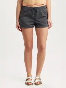 Maribeth Sateen Pull-On Short