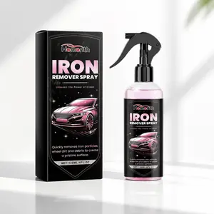 Color Changing Iron Remover Spray Heavy Duty Deep Clean Brake Dust Fallout Rust Remover Paint Safe Wheel Rim Cleaner Auto Detailing Exterior Care