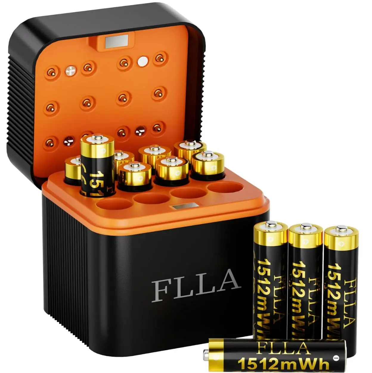 Rechargeable AAA Lithium Batteries with Fast USB-C Charger, 12Pack  1512mWh 1.5V Constant Voltage for Blink Outdoor Camera, Xbox Controller, Flashlights – 2000+ Cycles