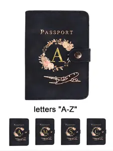 Multi-Card Slot Passport Holder, PU Leather RFID Blocking Wallet, Travel Essential for Men & Women, Outdoor Adventure Accessory