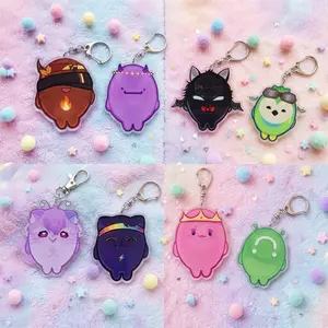 Unstable Universe MCYT Yt Translucent Acrylic Keychain, YT portable universe & lifesteal SMP