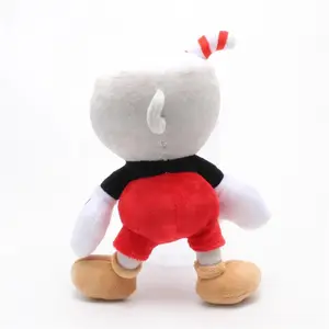 25cm Cuphead Plush Doll Toys Mugman Game Doll Toys Adventure Soft Stuffed Plush For Kids Birthday Gift