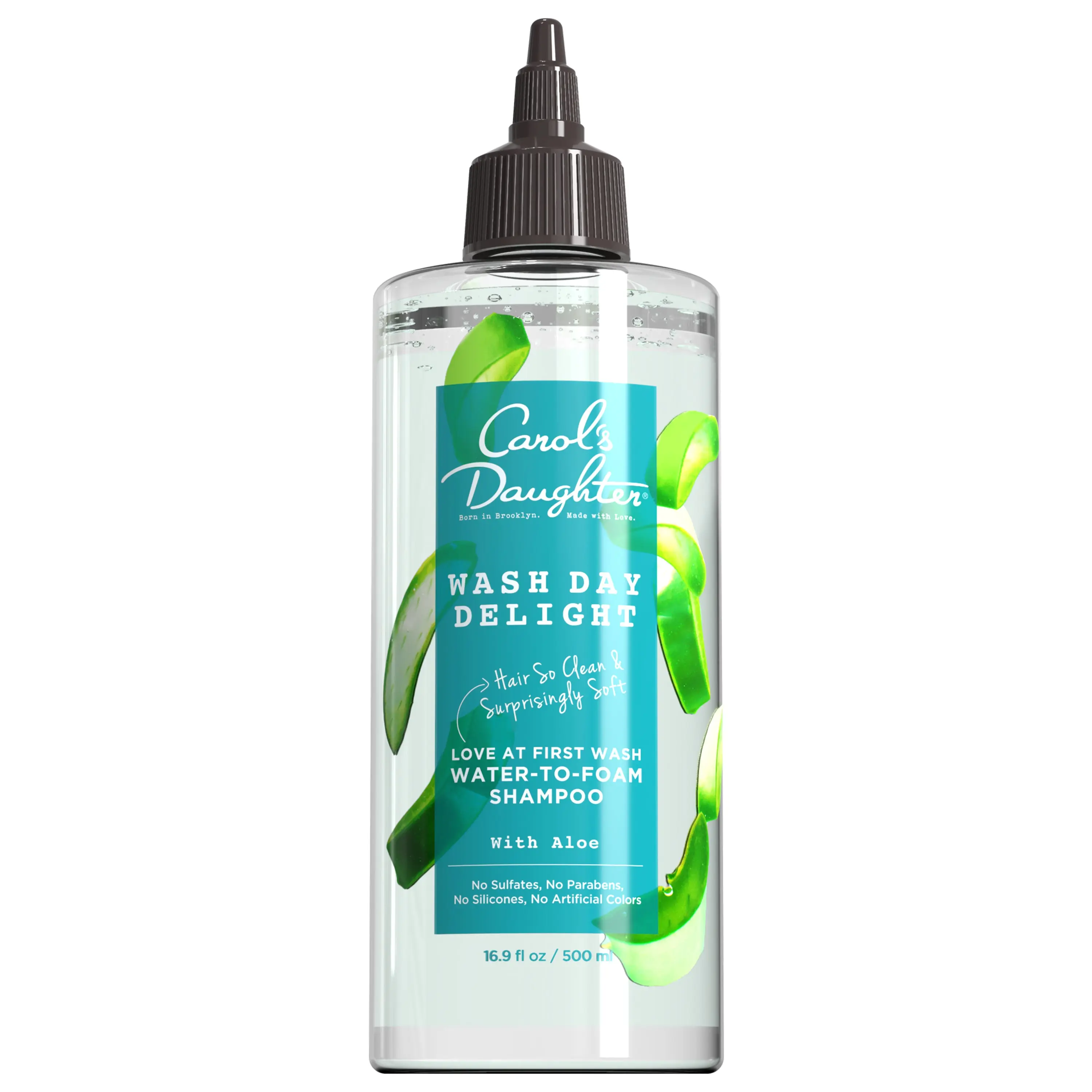Carol's Daughter Wash Day Delight Sulfate Free Water-to-Foam Shampoo For Curly Hair With Micellar Water & Aloe Vera 16.9 fl oz