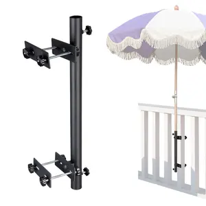 Yescom Umbrella Holder for Deck Railing/Post - Pole D1 9/16"