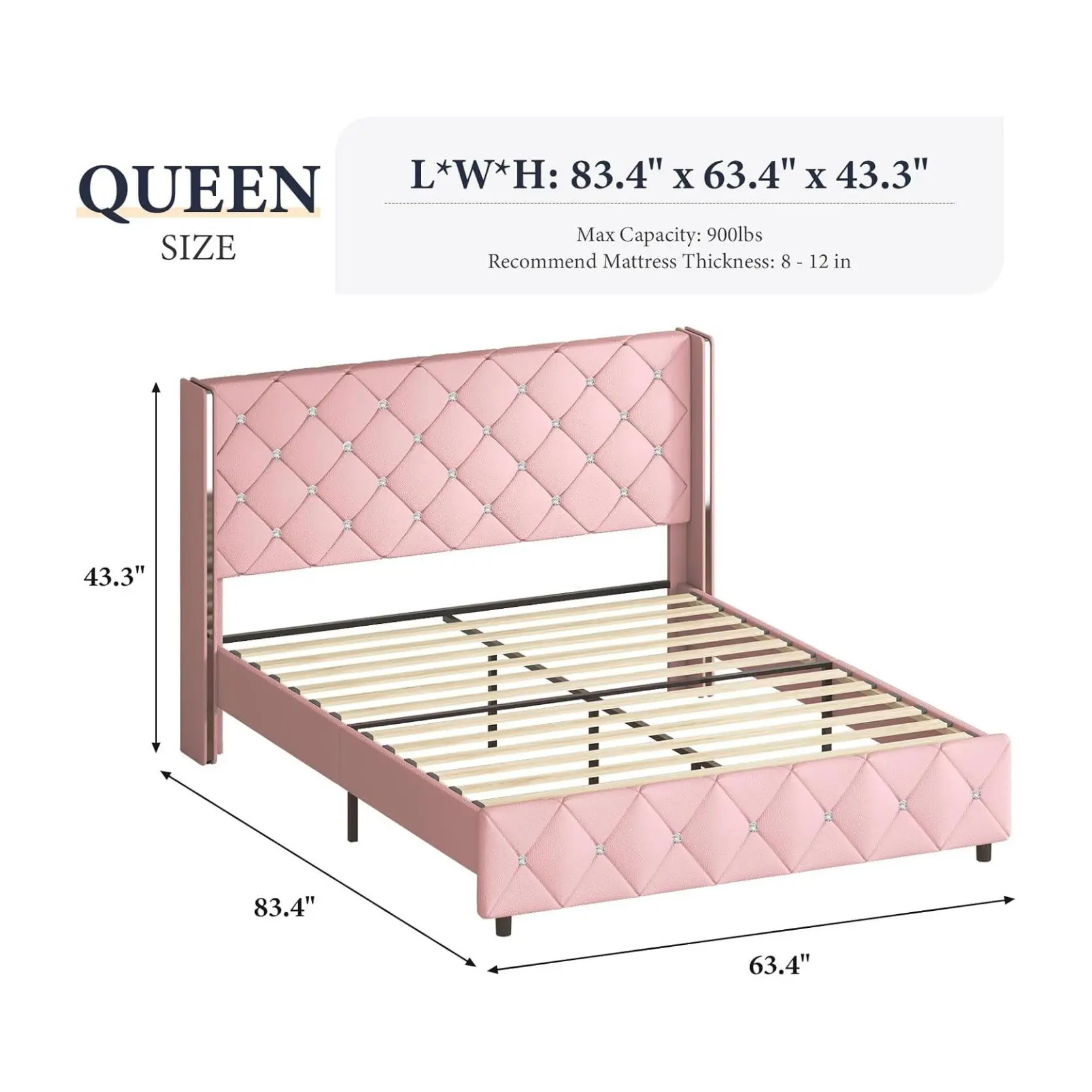 Queen Size Pink