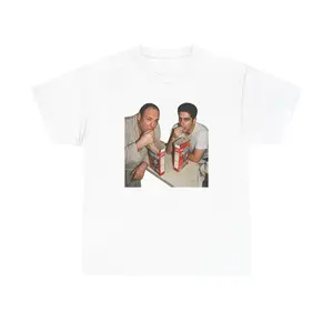 Tony Soprano and Moltisanti eating cereal Meme shirt , Shirt for fans The Soprano, Vintage Photo Tee