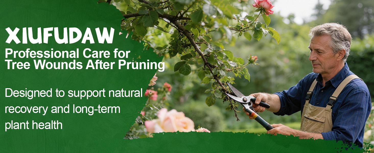 Tree Wound Sealer (17.6 OZ) - Complete Grafting Kit with Grafting Wax, Tree Trunk Paint & Pro Tree Pruning Sealer