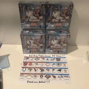 6X Brand New Topps Chrome Mega Boxes!, Pick Ur team! BRAND NEW PRODUCT. SO MANY CHASES! b#44