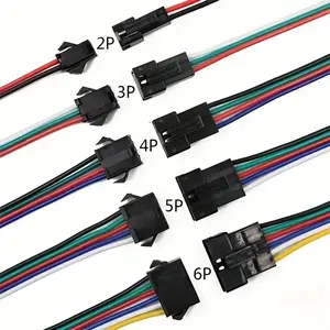 20/40PCS LED Strip Connector Kit, 2Pin/3Pin/4Pin/5Pin Extension Wires, Male/Female Cables for 3528/5050 RGB RGBW Light Strips, Connect Multiple Strips