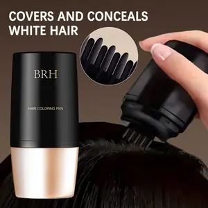 Hair dye comb disposable hair dye pen waterproof sweatproof easy to color portable fast replenishment color does not fall out
