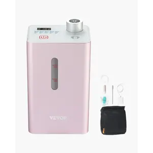 VEVOR Hydrogen Inhalation Machine, 99.99 High Purity Hydrogen Inhaler, HO - Separated 1800ml/min Dual Port Hydrogen Oxygen Inhaler, Hydrogen - Rich Water Generator with Wheels for Home TravelVEVOR Super Brand Day
